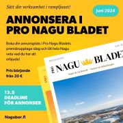 Annonsera i Pro Nagu Bladet
