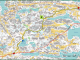 Karta över Nagu vandringstig Mittilandsvägen