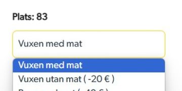 biljett klass
