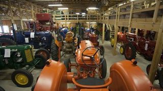 Traktorer i fagerlunds traktormuseum