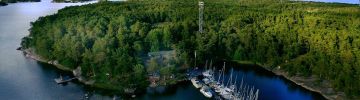 Flygbild av Bodö Nagu