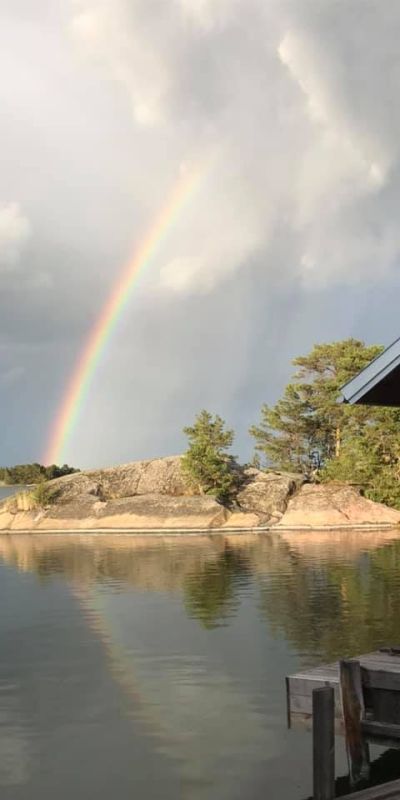 Gullkrona regnbåge